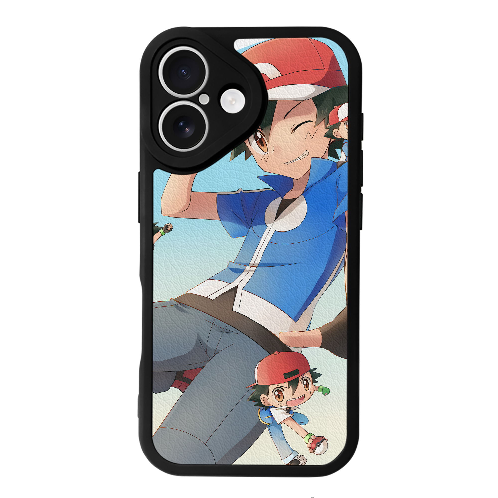 （画像用） ポケットモンスター Pokémon 【iPhone 16シリーズ対応】シリコンスマホケース（レザー調） 材質：シリコン
